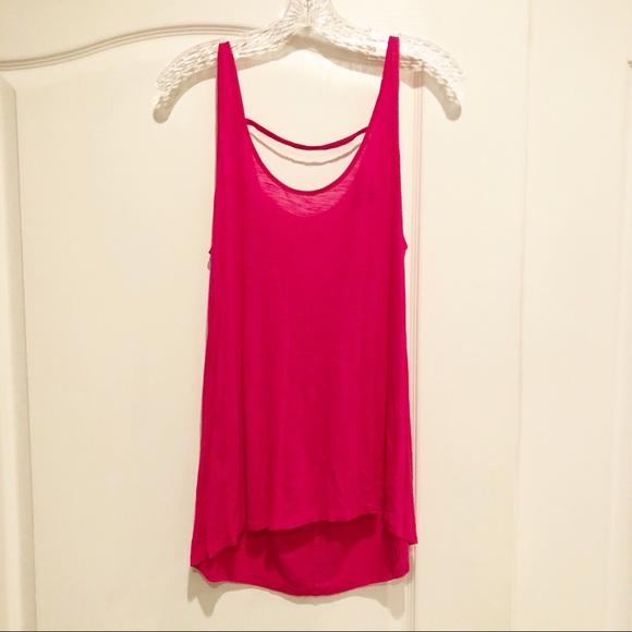 American Eagle Outfitters Tops - American Eagle Outfitters AEO Hot Pink Tank American Eagle Outfitters Tops - American Eagle Outfitters AEO Hot Pink Tank